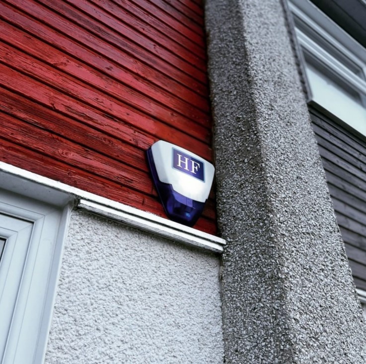 intruder alarm bell box