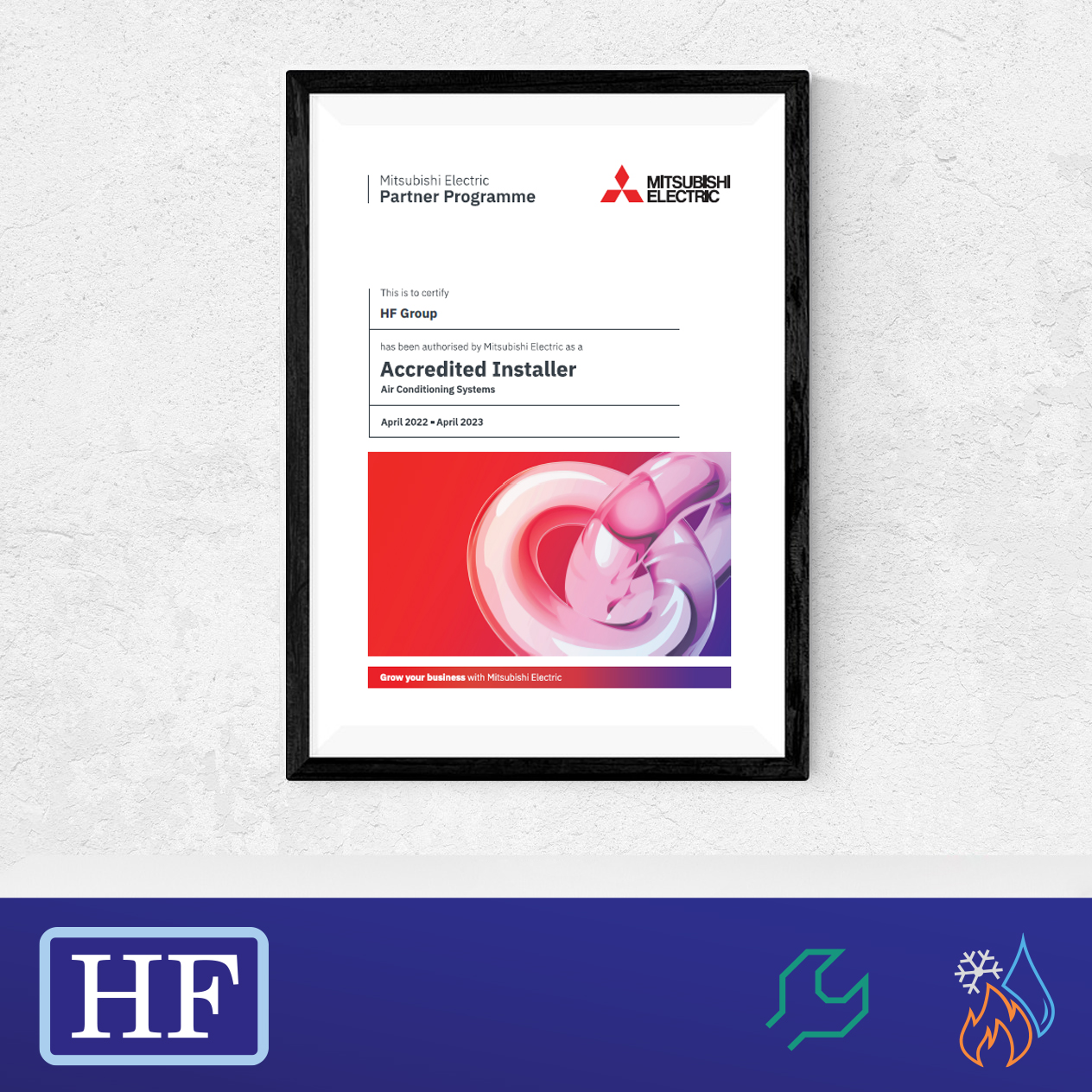 mitsubishi approved air conditioning installer