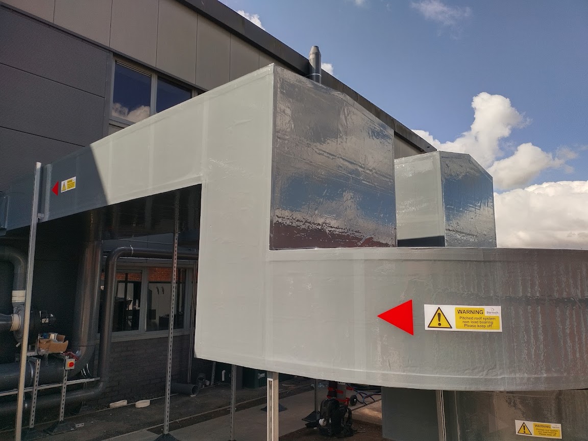 ventilation pipe lagging