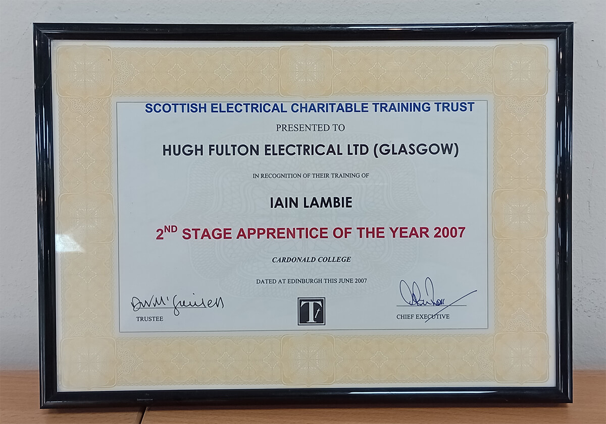 apprentice of the year 2007